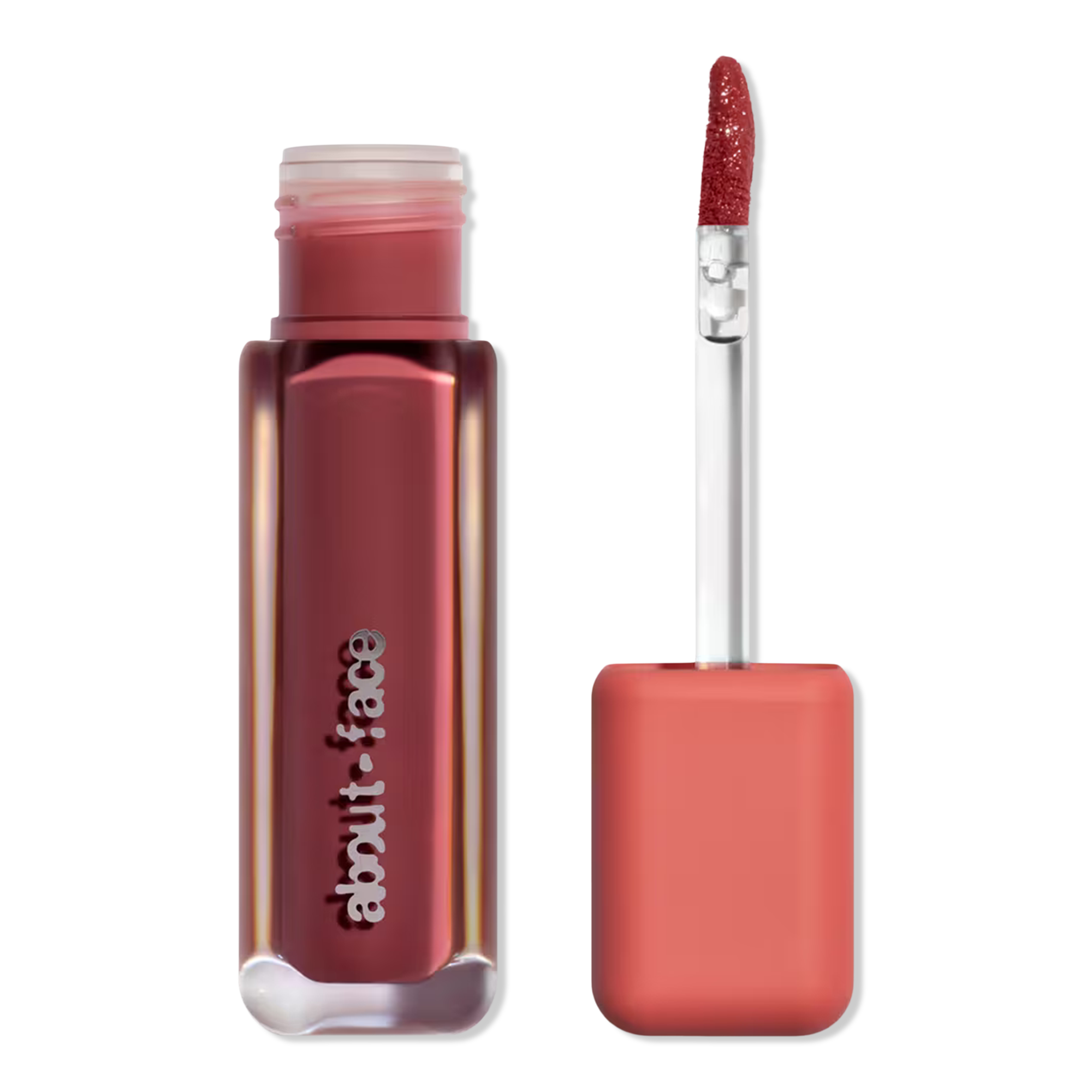 

Размытая матовая помада для увеличения объема губ about-face, Coquette (soft pink)