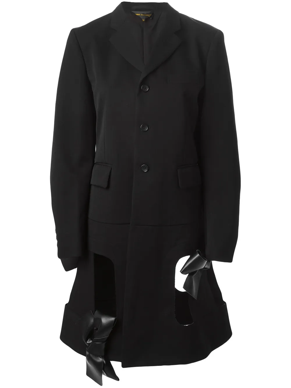 

Пальто с бантом COMME DES GARCONS, черный