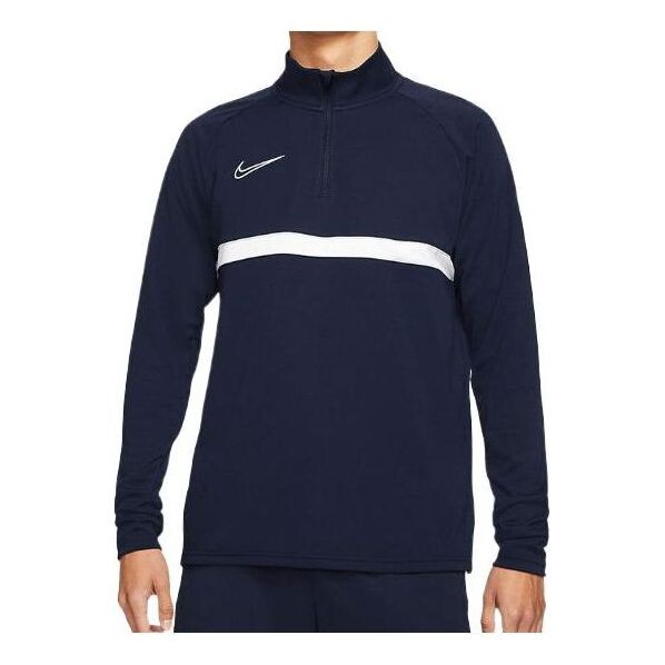 

Футболка Men's Nike DRI-FIT ACADEMY Logo Printing Long Sleeves Dark Blue T-Shirt, синий