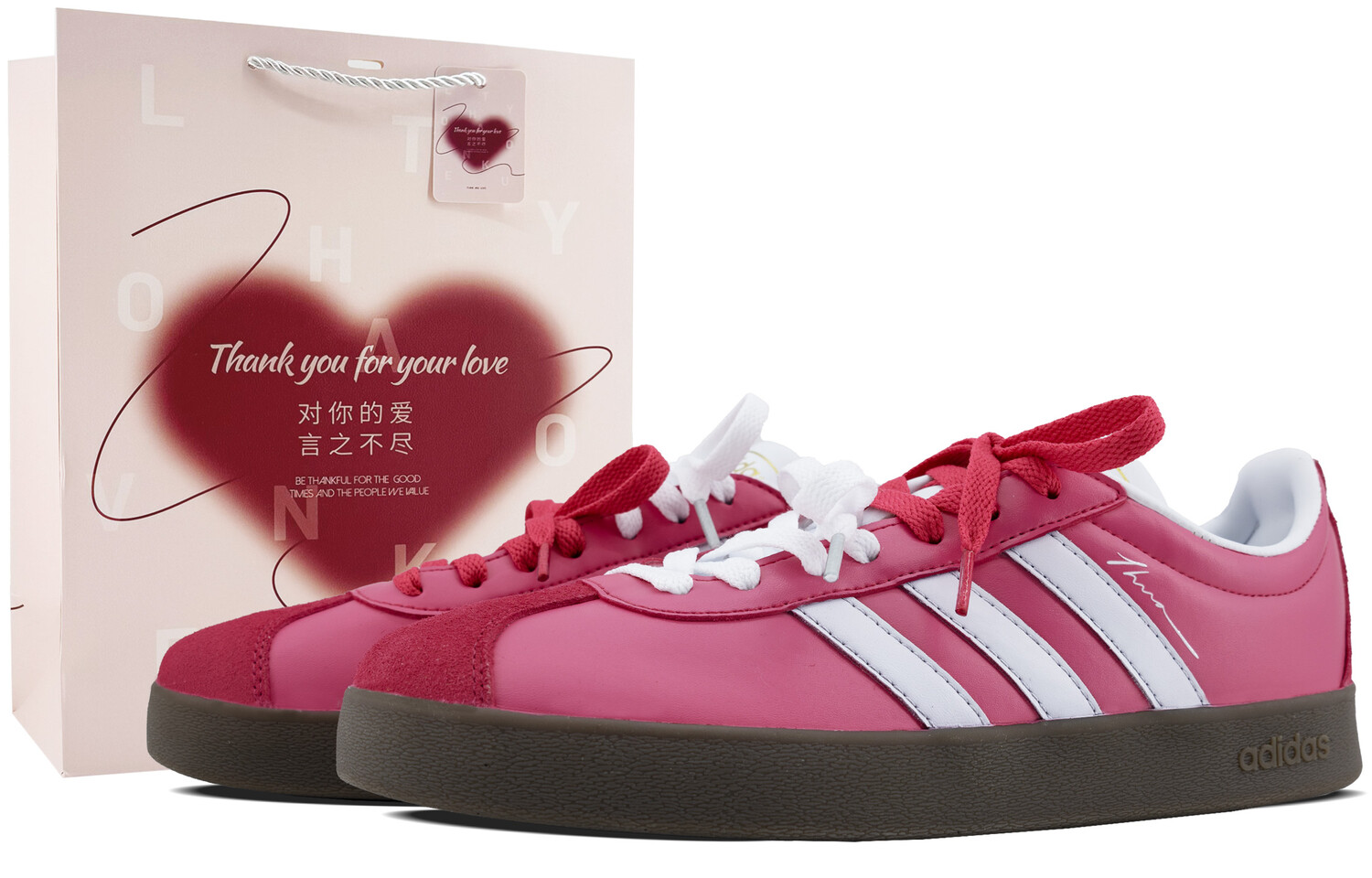 

Кроссовки adidas neo Vl Court Classic Skateboarding Shoes Unisex Low-top Rose Red/white, фуксия, Розовый, Кроссовки adidas neo Vl Court Classic Skateboarding Shoes Unisex Low-top Rose Red/white, фуксия