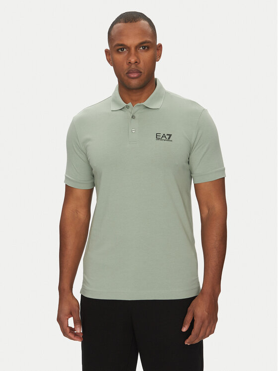 

Рубашка поло стандартный крой 8NPF14 PJVQZ U9024 Ea7 Emporio Armani, зеленый