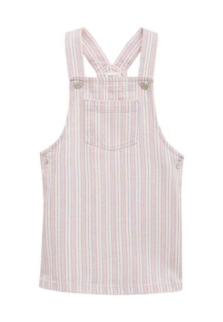 

Платье из денима PEPAP Mango Kids, бежевый