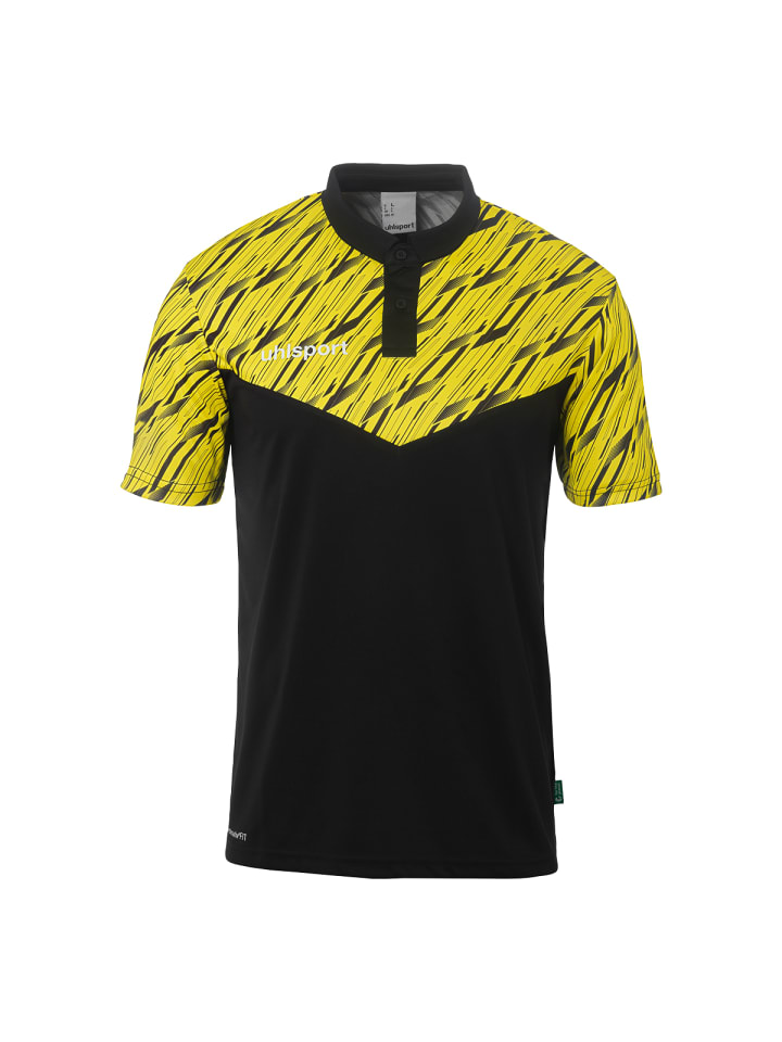 

Футболка поло uhlsport , цвет schwarz/limonengelb