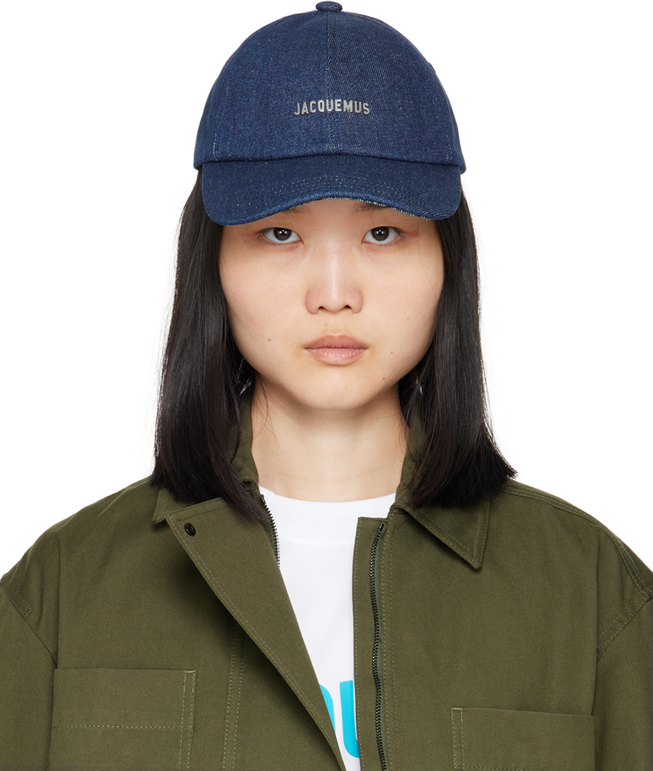 

Темно-синяя джинсовая кепка La Casa 'La casquette Gadjo' JACQUEMUS, Navy/Navy stripes