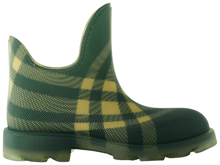 

Шлепанцы Burberry Round Toe Slip-On Boot 'Primrose Checkerboard', зеленый
