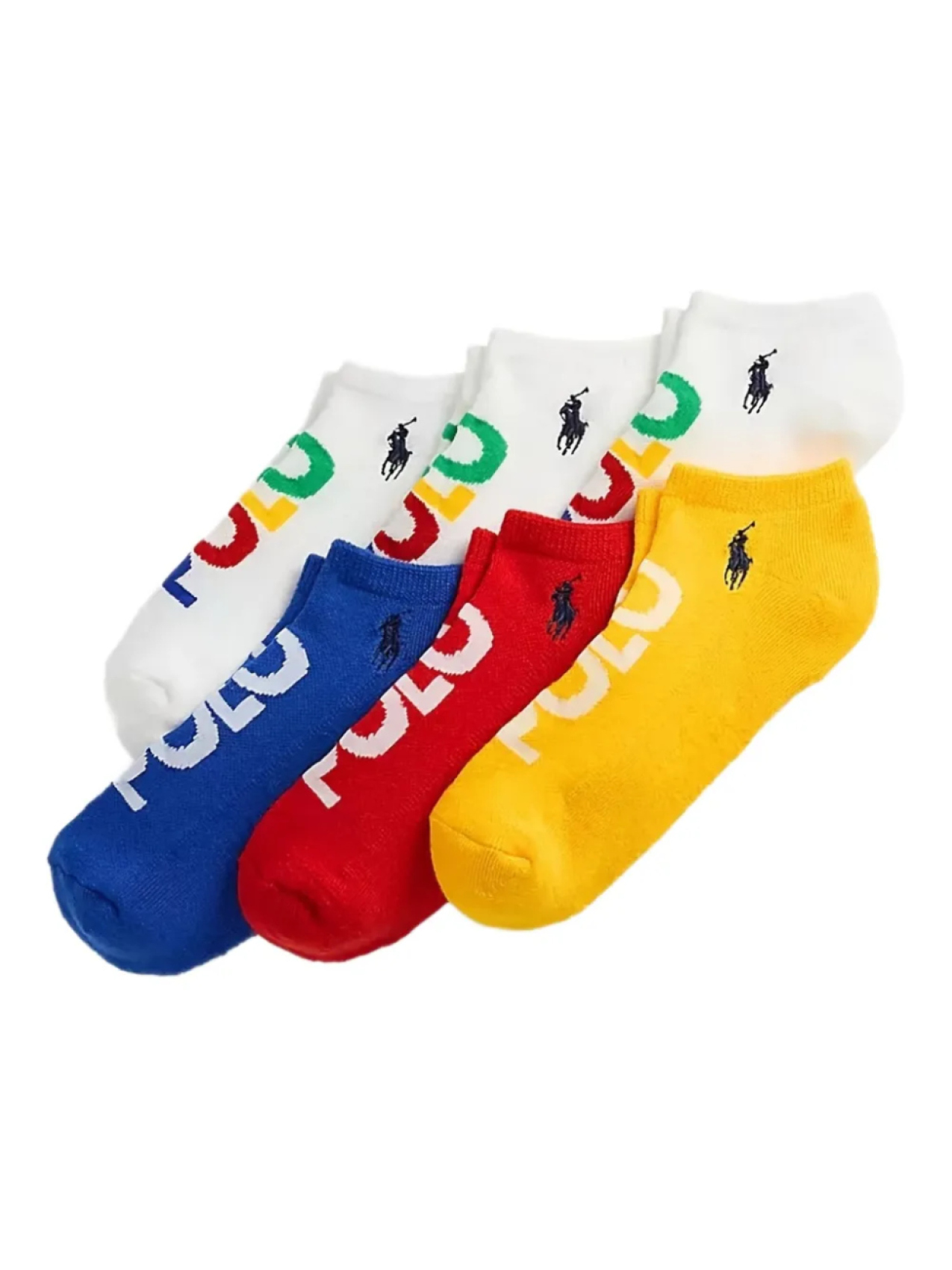 

Polo Ralph Lauren комплект из шести пар носков с логотипом Polo Pony, белый
