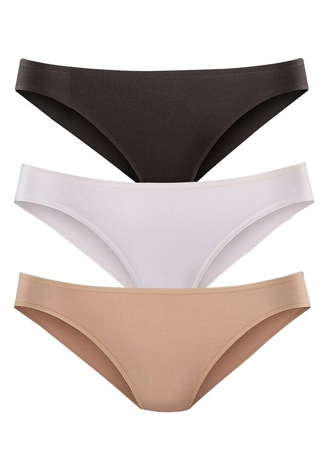 

Трусы LASCANA Bikini, цвет schwarz, weiß, beige