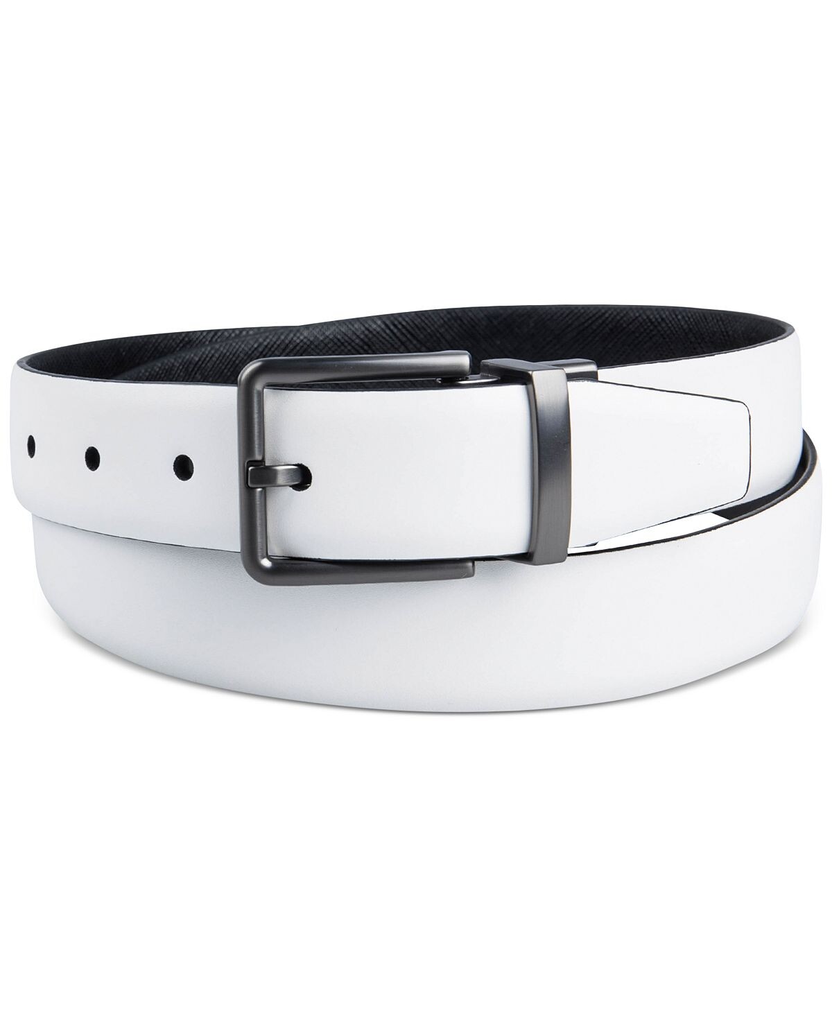 

Мужской двусторонний текстурированный деловой ремень Calvin Klein