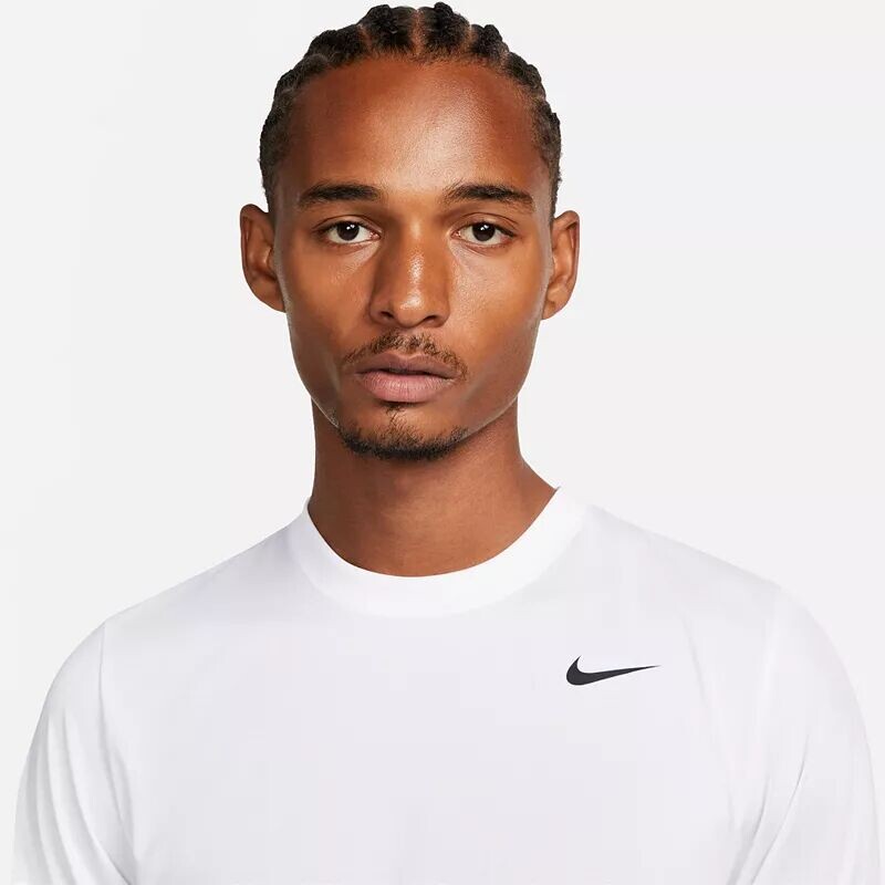 Мужская рубашка для фитнеса с длинным рукавом Nike Dri-FIT Legend Legend, белый — фото 4