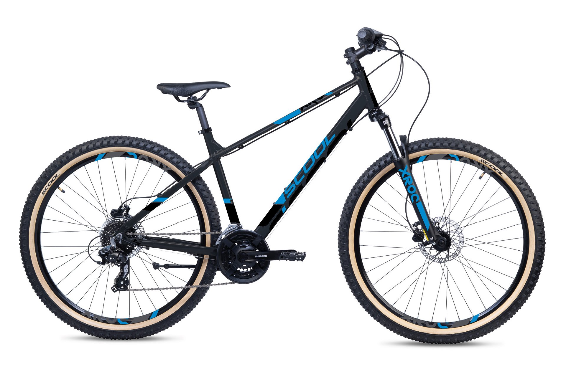

Горный велосипед S'cool Xroc Plus 27,5-24S - 27,5 дюймов - Diamant - 2025, цвет Schwarz|schwarz/blue, Синий, Горный велосипед S'cool Xroc Plus 27,5-24S - 27,5 дюймов - Diamant - 2025, цвет Schwarz|schwarz/blue