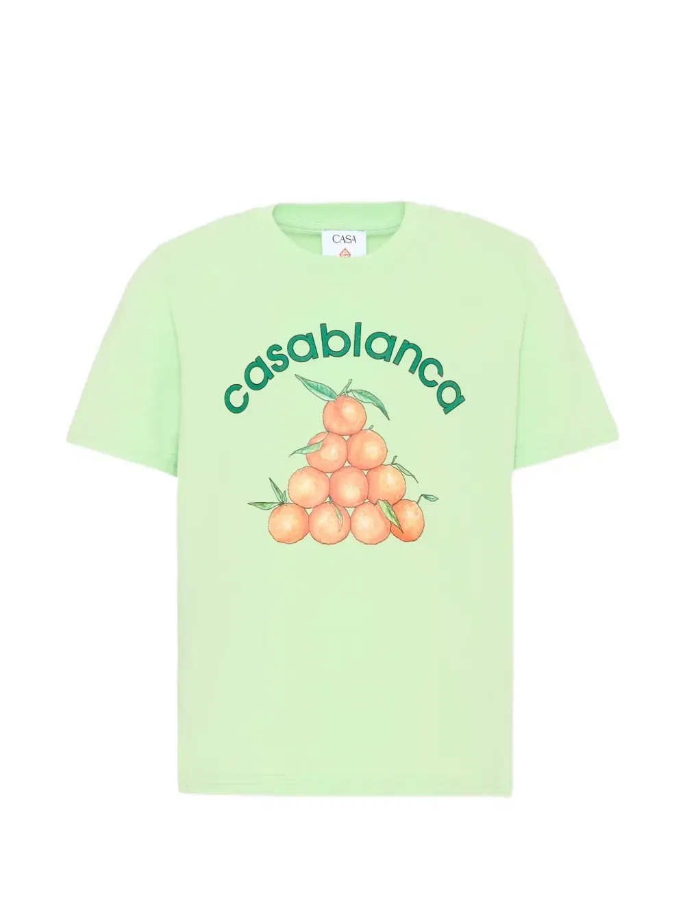 Футболка с графическим принтом CASABLANCA KIDS, зеленый