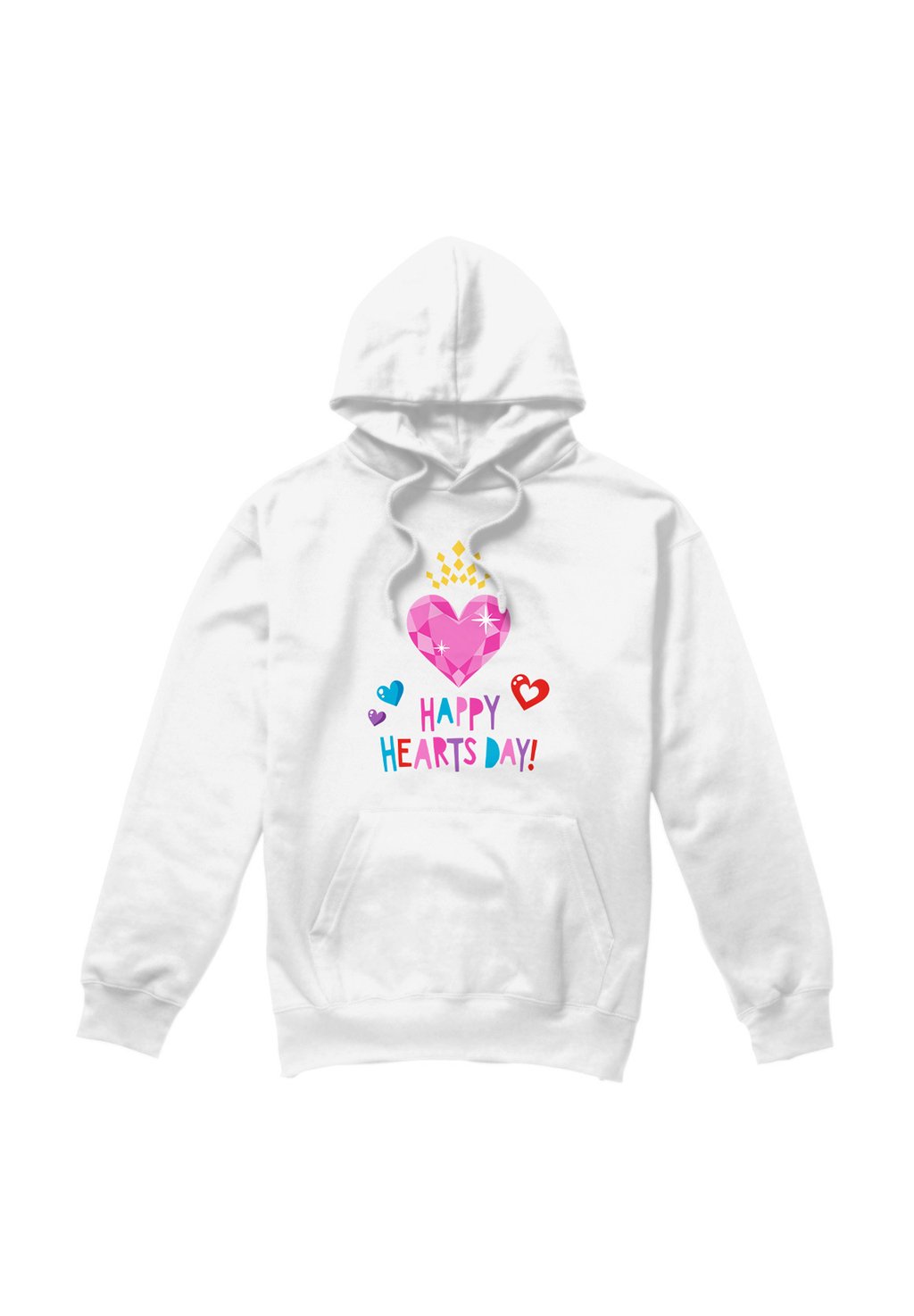 

Толстовка DISNEY PRINCESS VALENTINE S DAY HAPPY HEARTS DAY Disney, белый