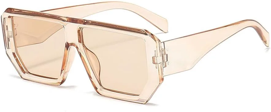 

Солнцезащитные очки в винтажной оправе для женщин и мужчин, ретро-очки с многоугольными линзами, защитные очки для мужчин и женщин, прямоугольные очки HYYZZC, 10