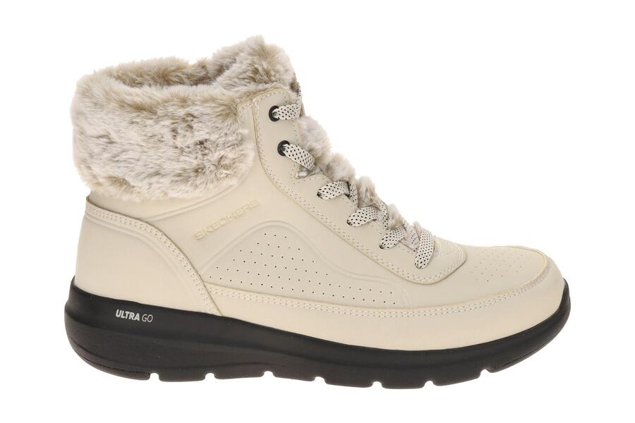 Женские ботинки Skechers GLACIAL ULTRA - бежевые ботильоны для отдыха, НОВЫЕ — фото 2