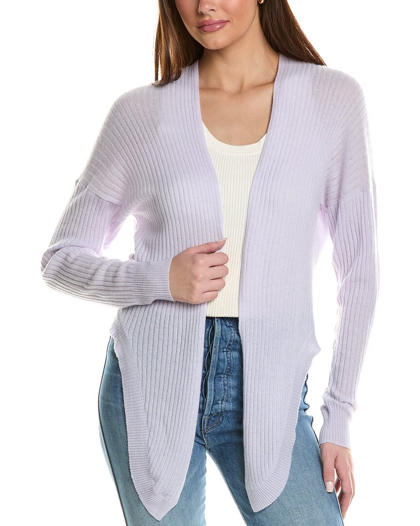 

Осенний кашемировый кардиган в рубчик из кашемира Autumn Cashmere, темно-синий