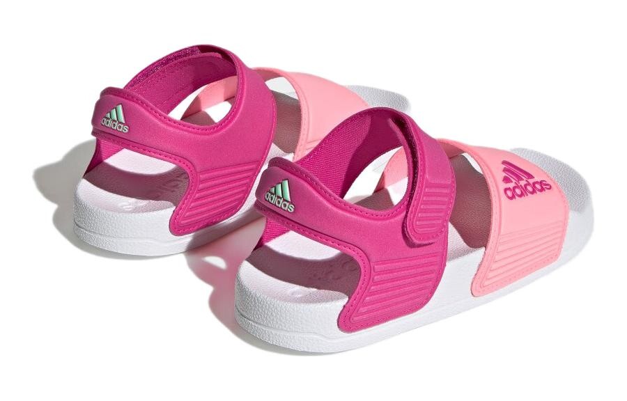 Детские сандалии серии Adilette PS Фиолетовый/Розовый Adidas — фото 4