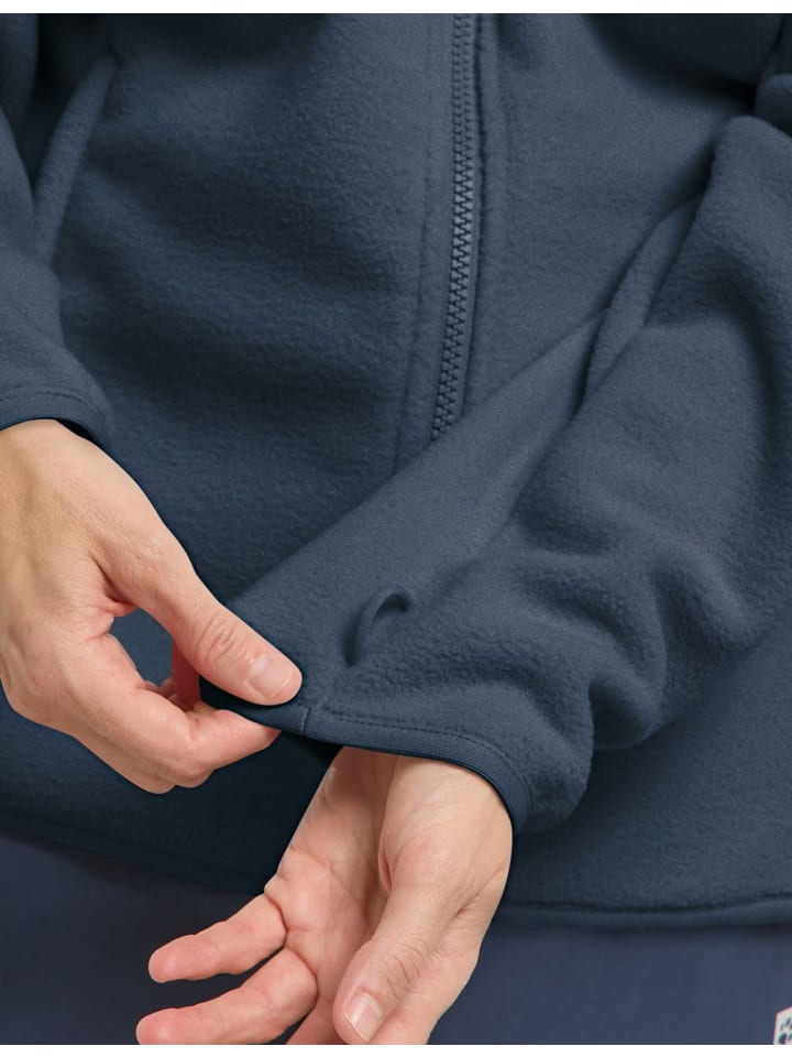 

Jack Wolfskin Женская флисовая куртка синего цвета