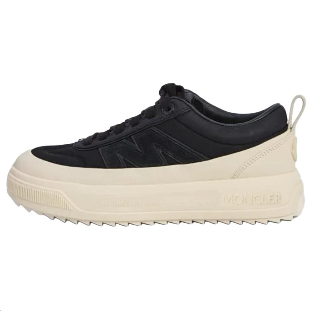 Кроссовки женские Round Toe на шнуровке Moncler, черный