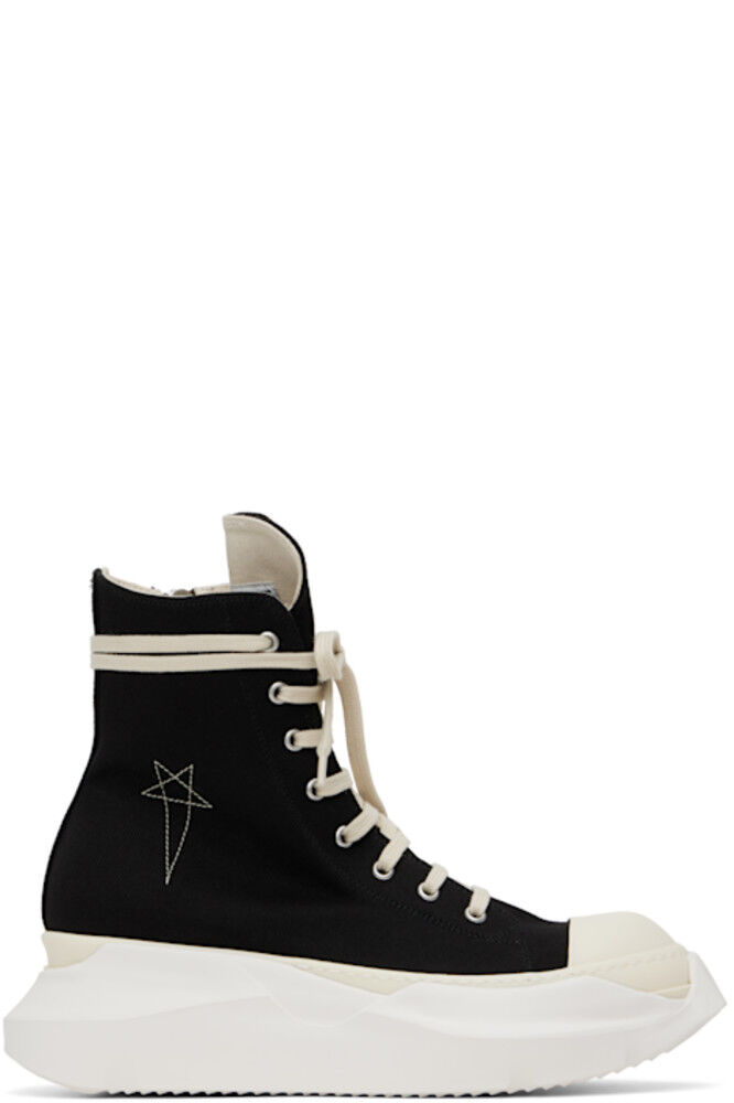

Черные голливудские кроссовки Jumbo Laces Abstract Rick Owens DRKSHDW
