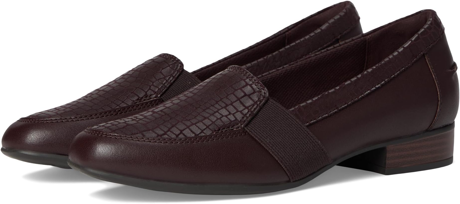 Лоферы Clarks Juliet Beat, цвет Merlot Leather