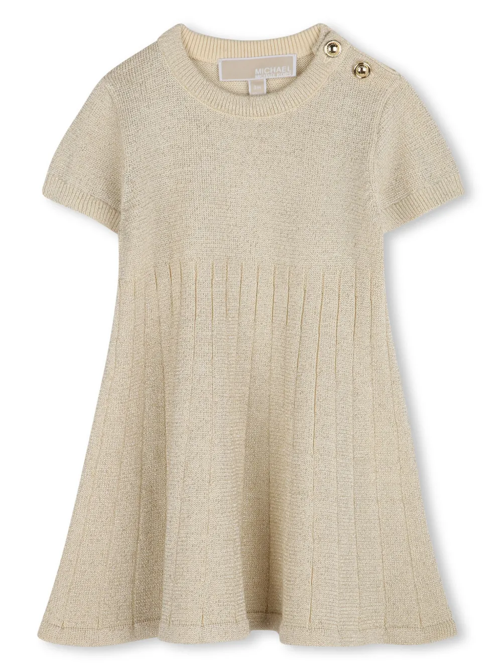 

Платье в рубчик Michael Kors Kids, нейтральный