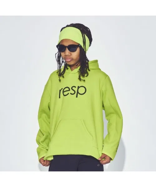 Пуловер-худи RE/SP TEC Hoodie из дышащего трикотажа, лаймовый