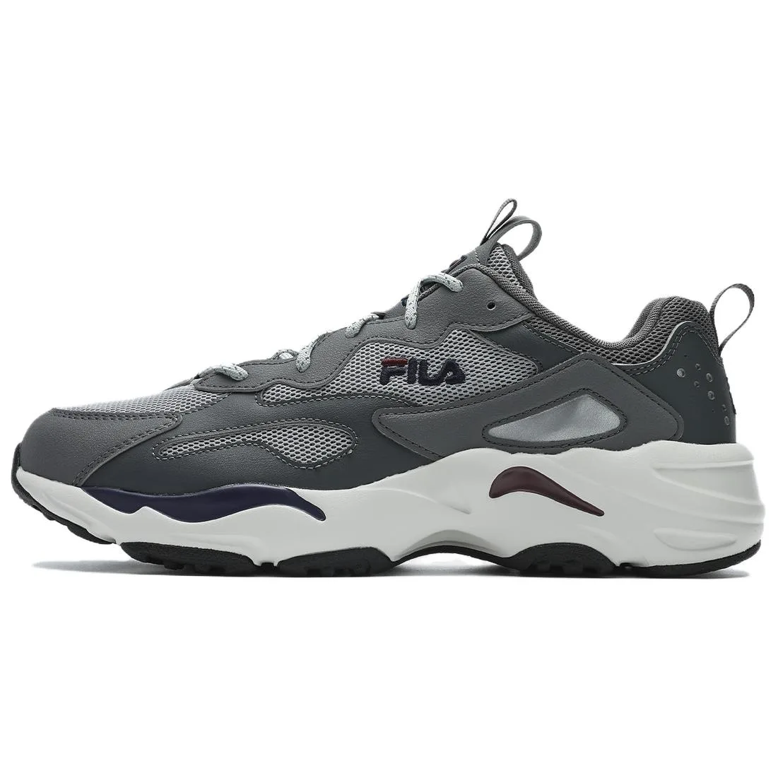 FILA Мужские серые низкие повседневные кроссовки, устойчивые к истиранию, дышащие и легкие