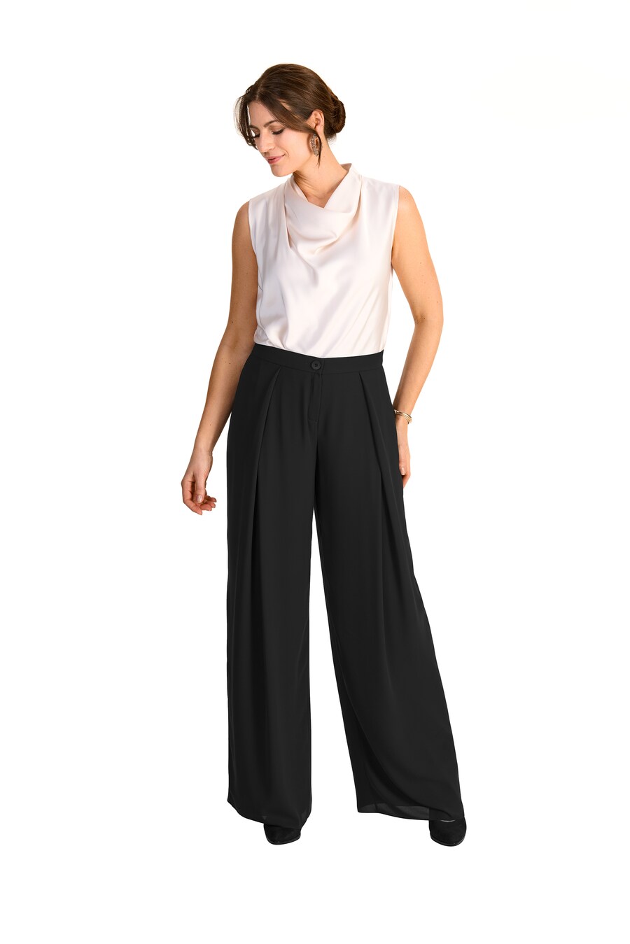 

Тканевые брюки HERMANN LANGE Collection Loose fit Pants, черный