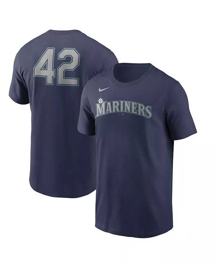 

Футболка мужская Navy Seattle Mariners Jackie Robinson Day Team 42 Nike