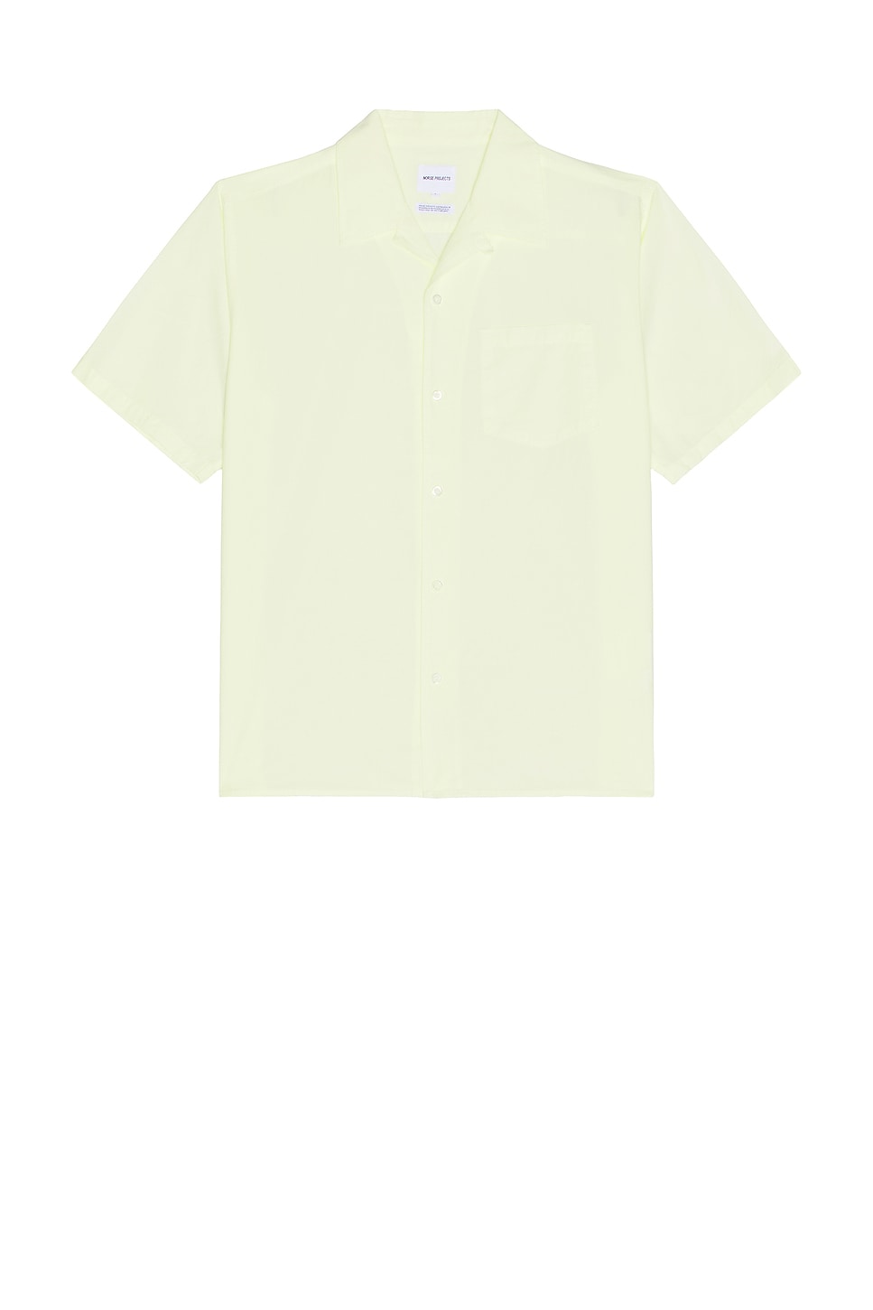

Рубашка Carsten из хлопка и тенсела Norse Projects, Pale Yellow