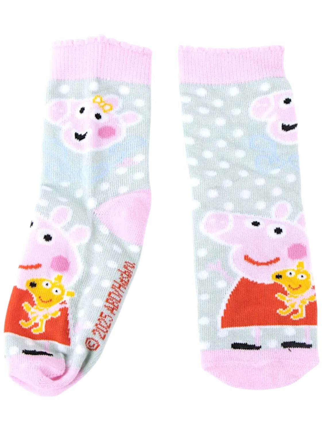 Носки детские 4 пары, Peppa Pig, Cerda, разноцветные — фото 3