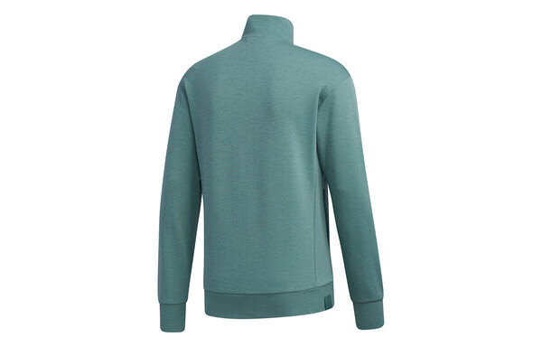 Куртка adidas WJ TT Cardigan Stand Collar Casual Sports Jacket Green, зеленый — фото 2