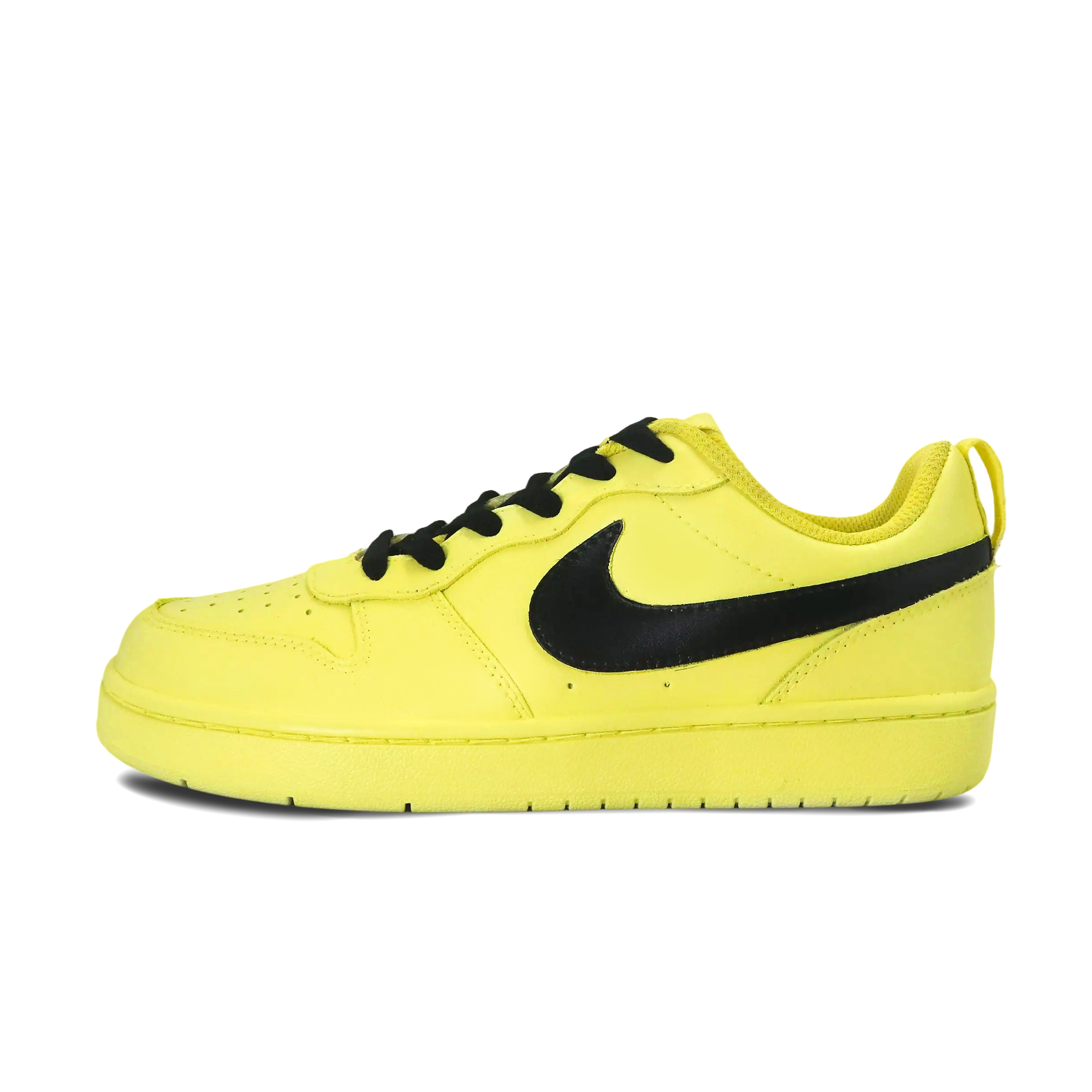 

Детские скейтерские кроссовки Court Borough для младших школьников Nike, черный/желтый