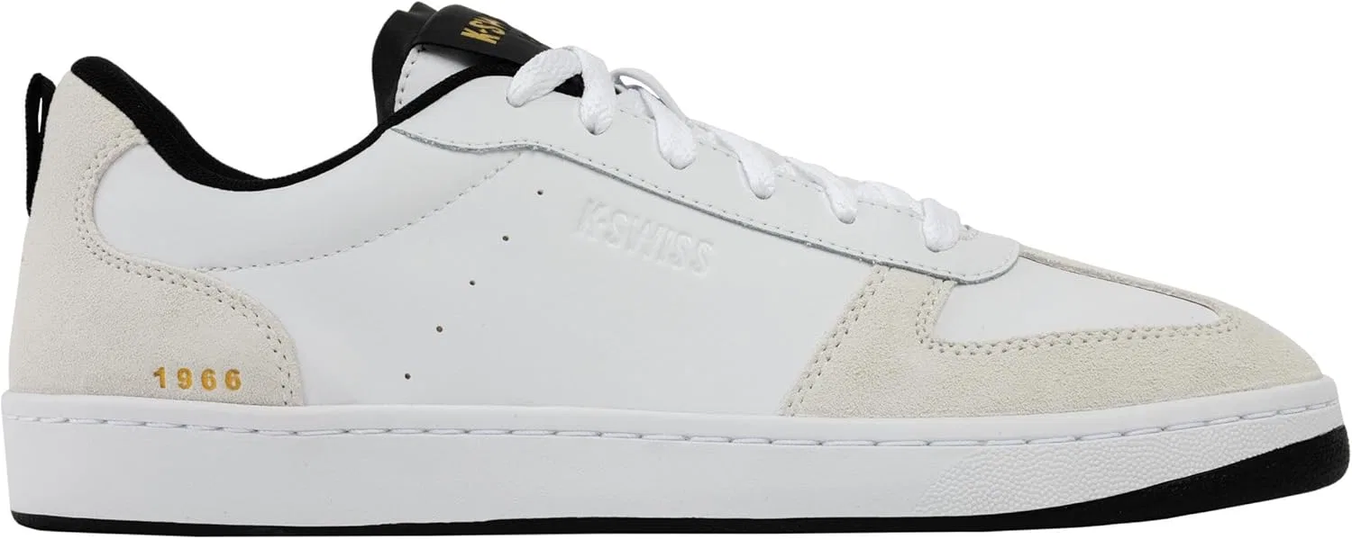 Кроссовки K-Swiss Men's Court Varsity Trainers, Wt Cloud Dancer Blk