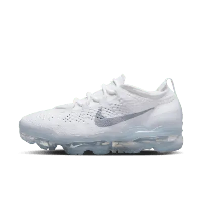 

Кроссовки Nike Air VaporMax 2023 Flyknit, цвет White/Metallic Silver/Metallic Silver/Pure Platinum