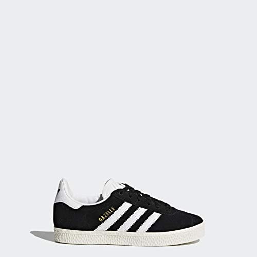 Кроссовки adidas Originals Kids' Gazelle, белый/черный/золотой — фото 3