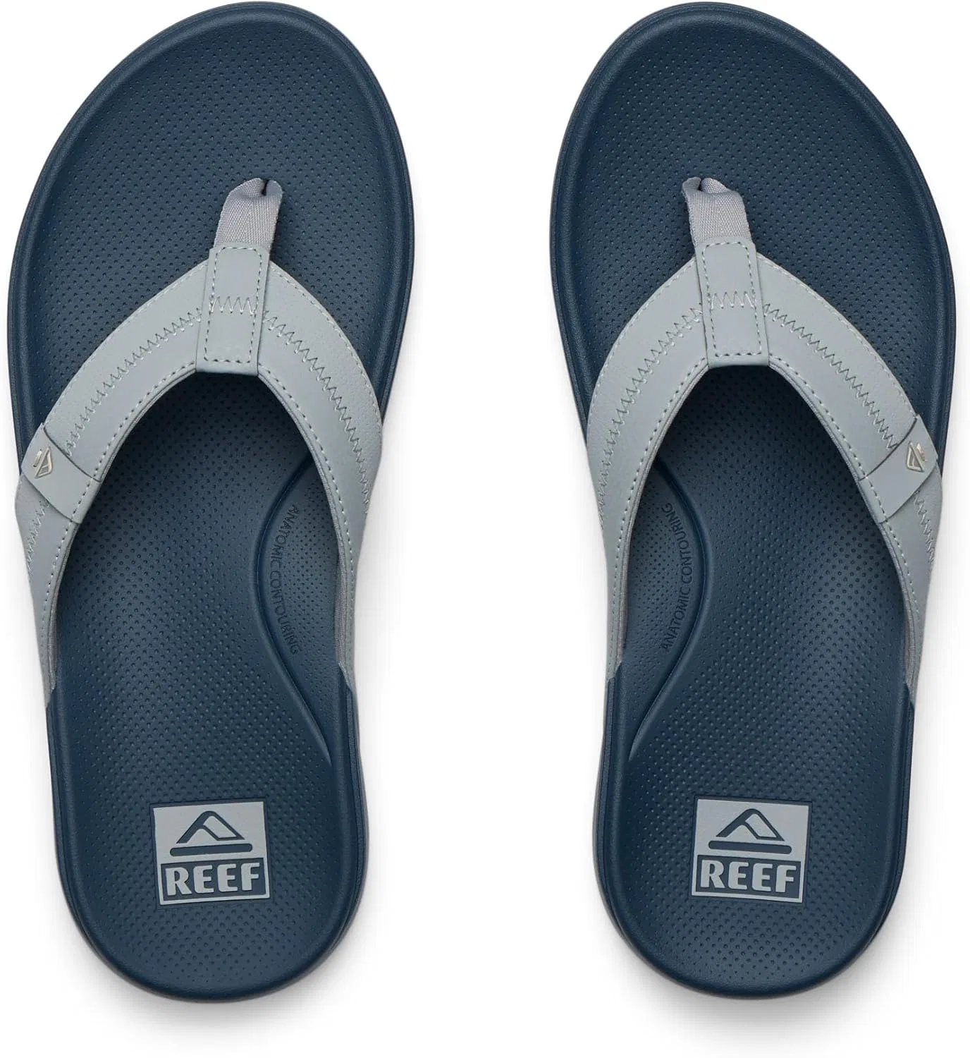 Сланцы мужские REEF с мягкой стелькой, серо-синий — фото 2