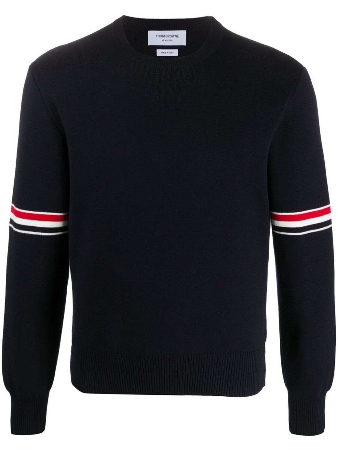 

Thom Browne джемпер Milano с круглым вырезом, синий