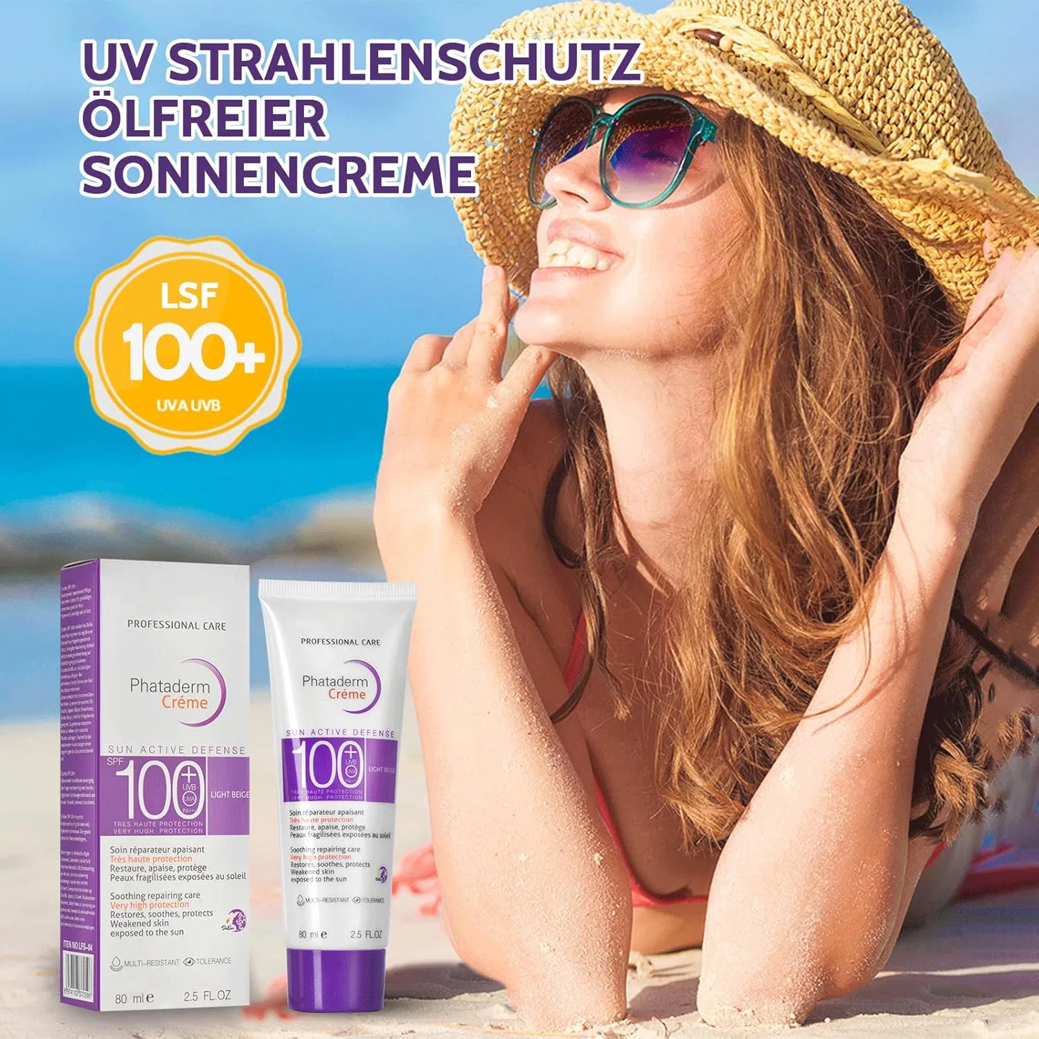 Солнцезащитный крем Shefave SPF 100 для лица и тела Shefave — фото 3