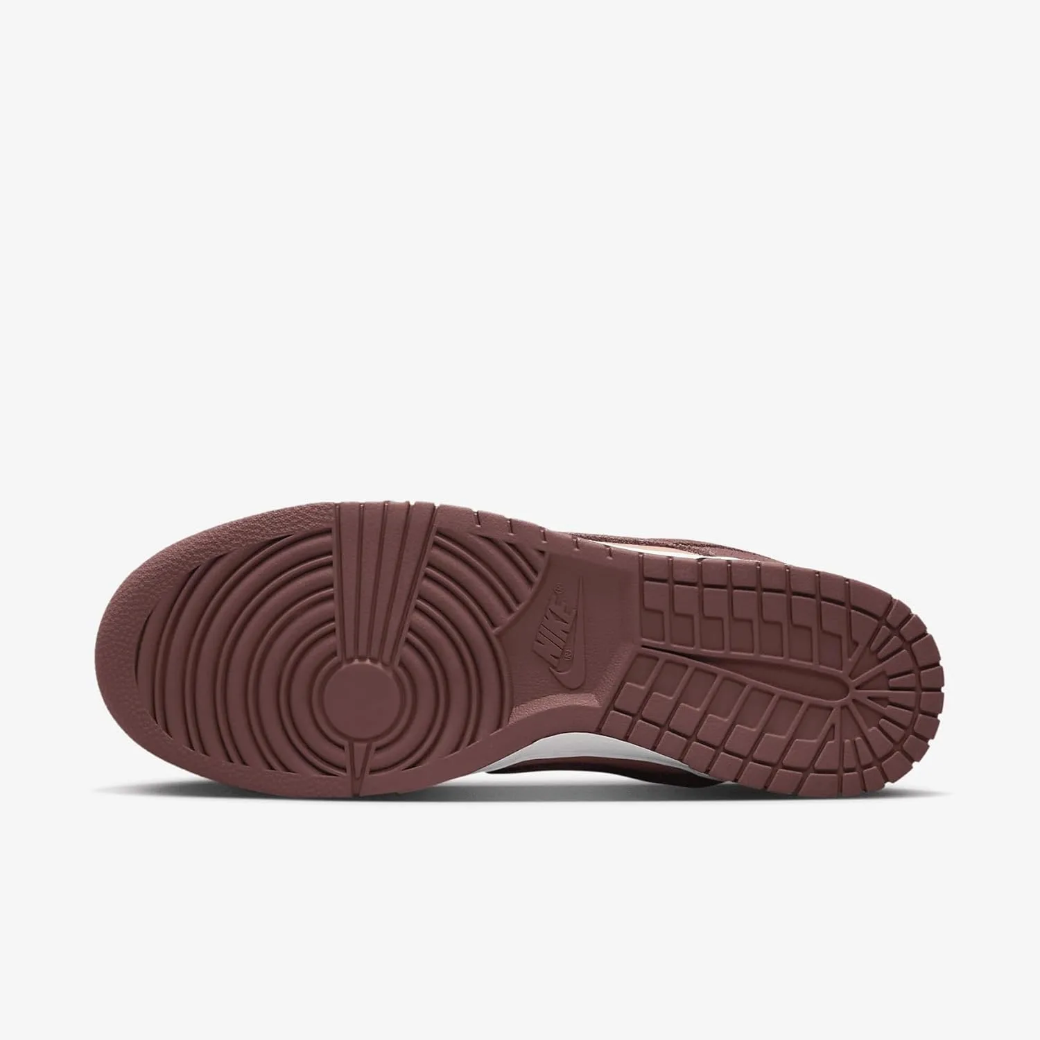 Мужские кроссовки Nike Dunk Low Retro (FQ8249-200, янтарно-коричневый/белый/темно-коричневый) — фото 2