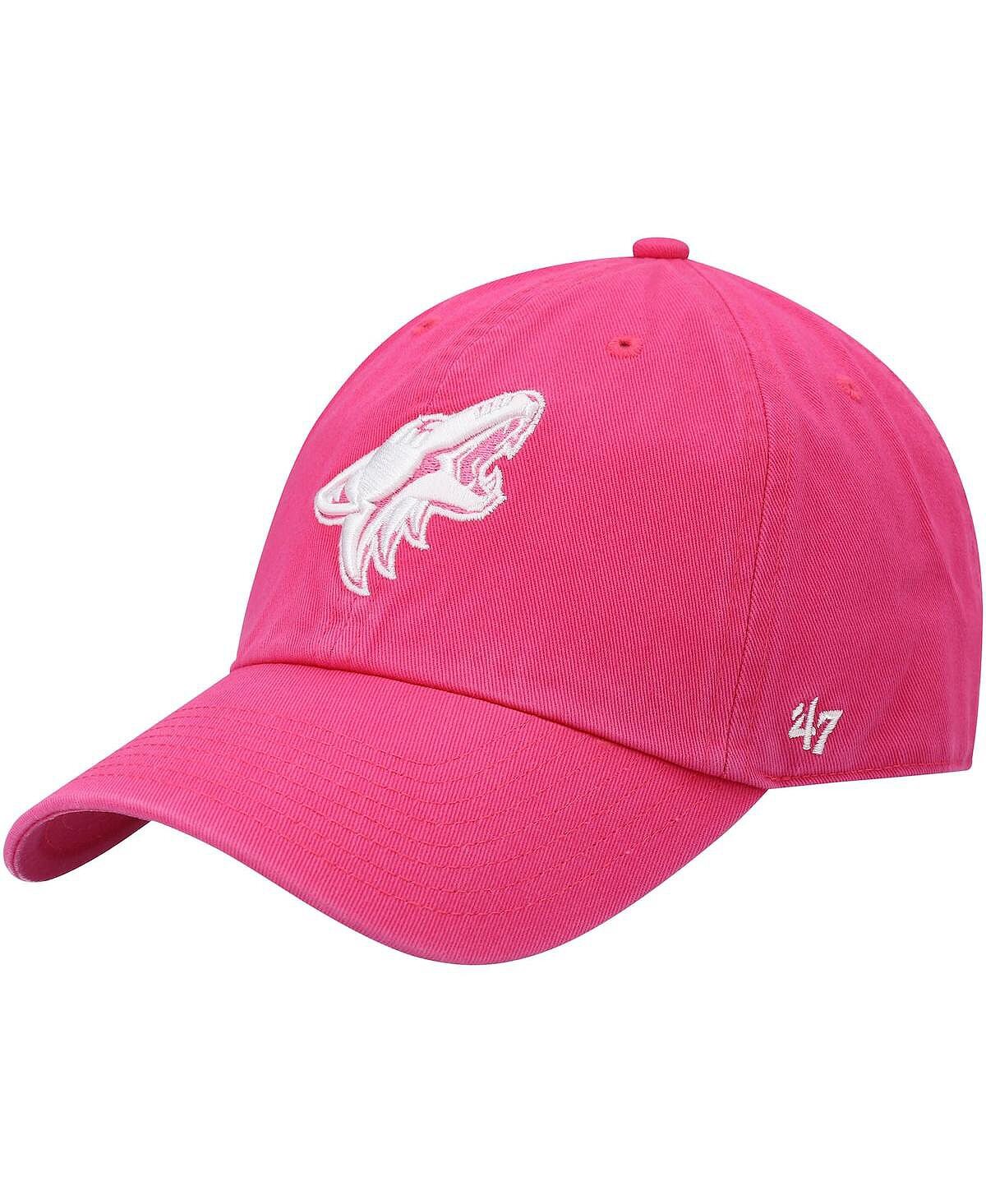 

Мужская регулируемая кепка Pink Arizona Coyotes '47 Clean Up '47 Brand