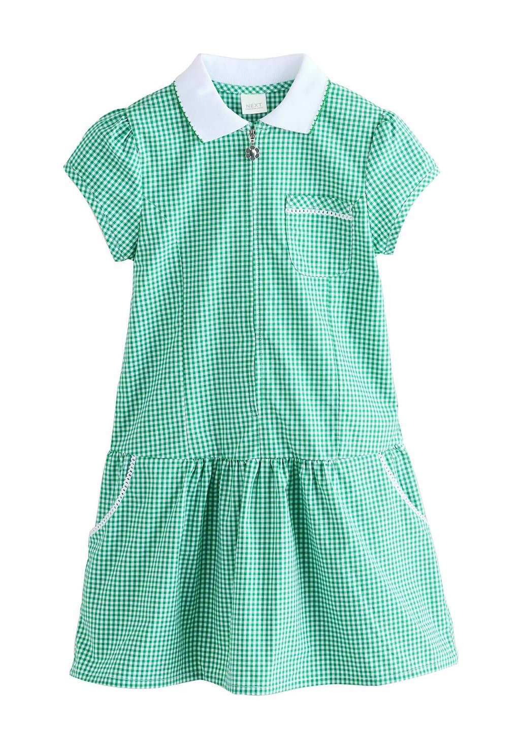 

Повседневное платье RICH SCHOOL GINGHAM ZIP Next, светло-зеленый