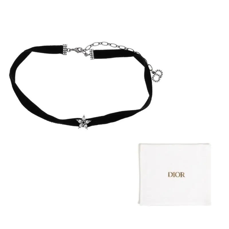 

DIOR Кристальное ожерелье Women's Black
