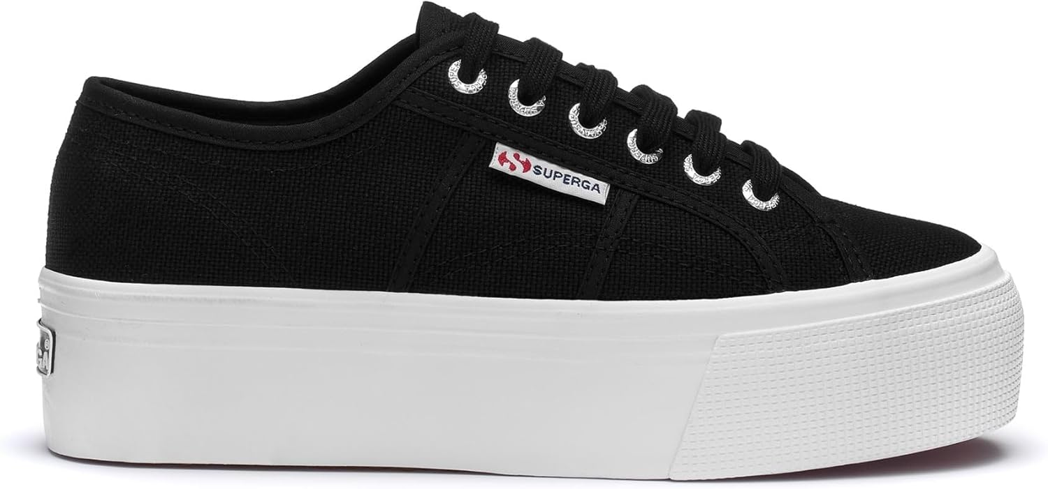 Superga Unisex-Adult 2790 Platform, черно-белый — фото 2