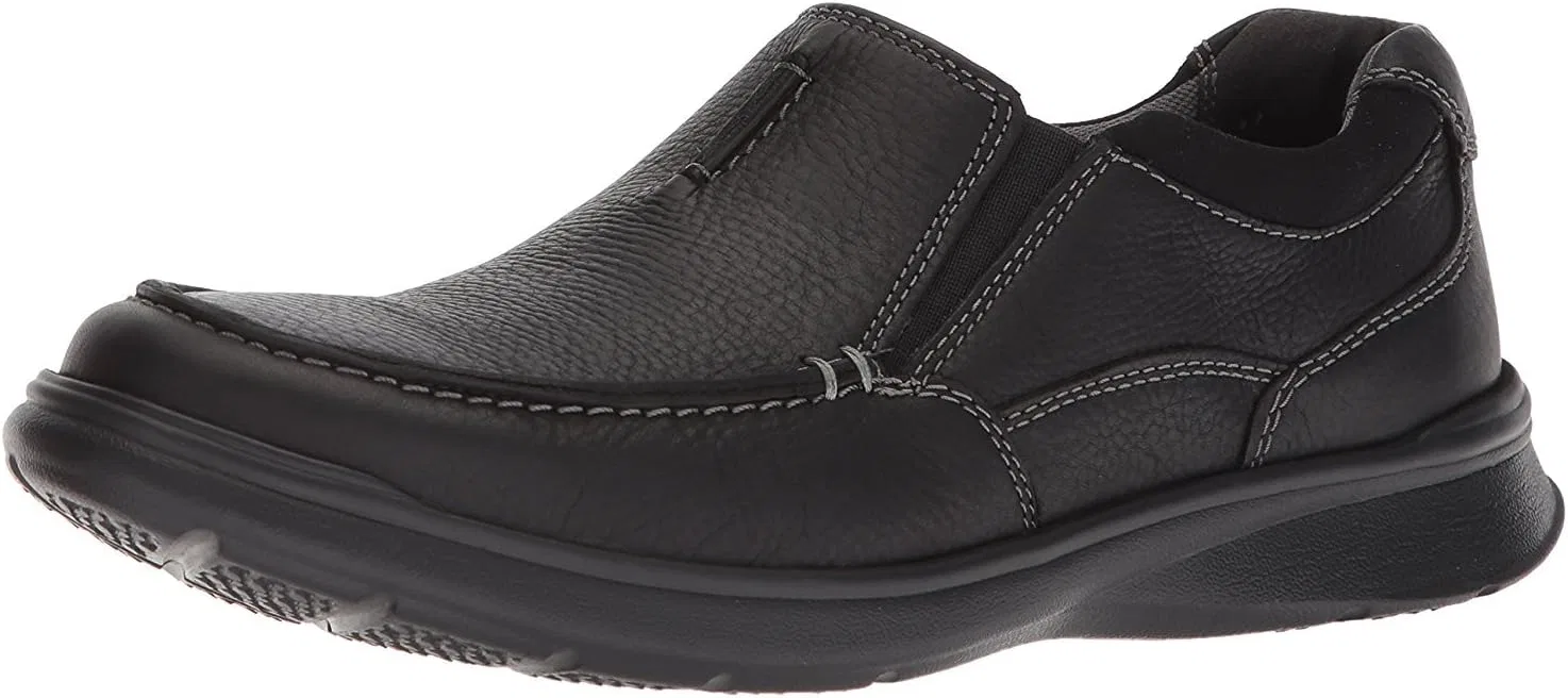 Мужские лоферы Clarks Cotrell StepLoafers, Black Oily Leather