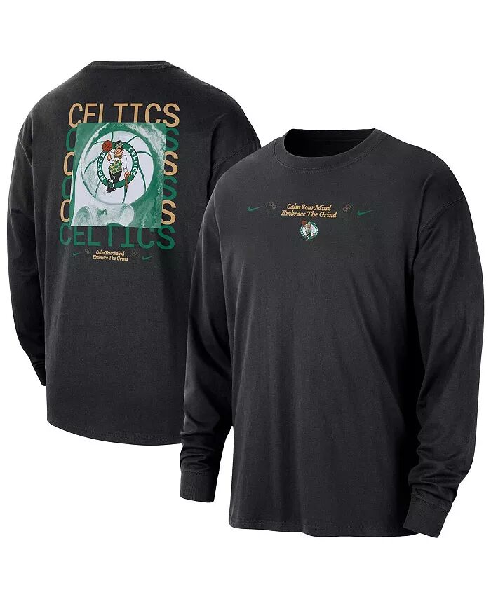 

Мужская черная футболка Boston Celtics Courtside Oversize с длинным рукавом Nike