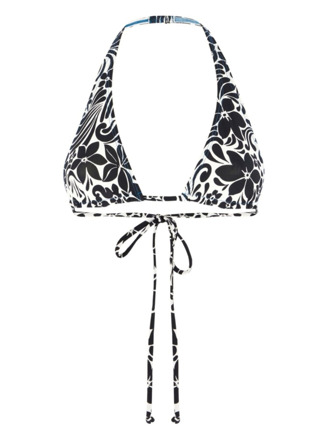 

Верх бикини с треугольными чашечками Frankies Bikinis, черный