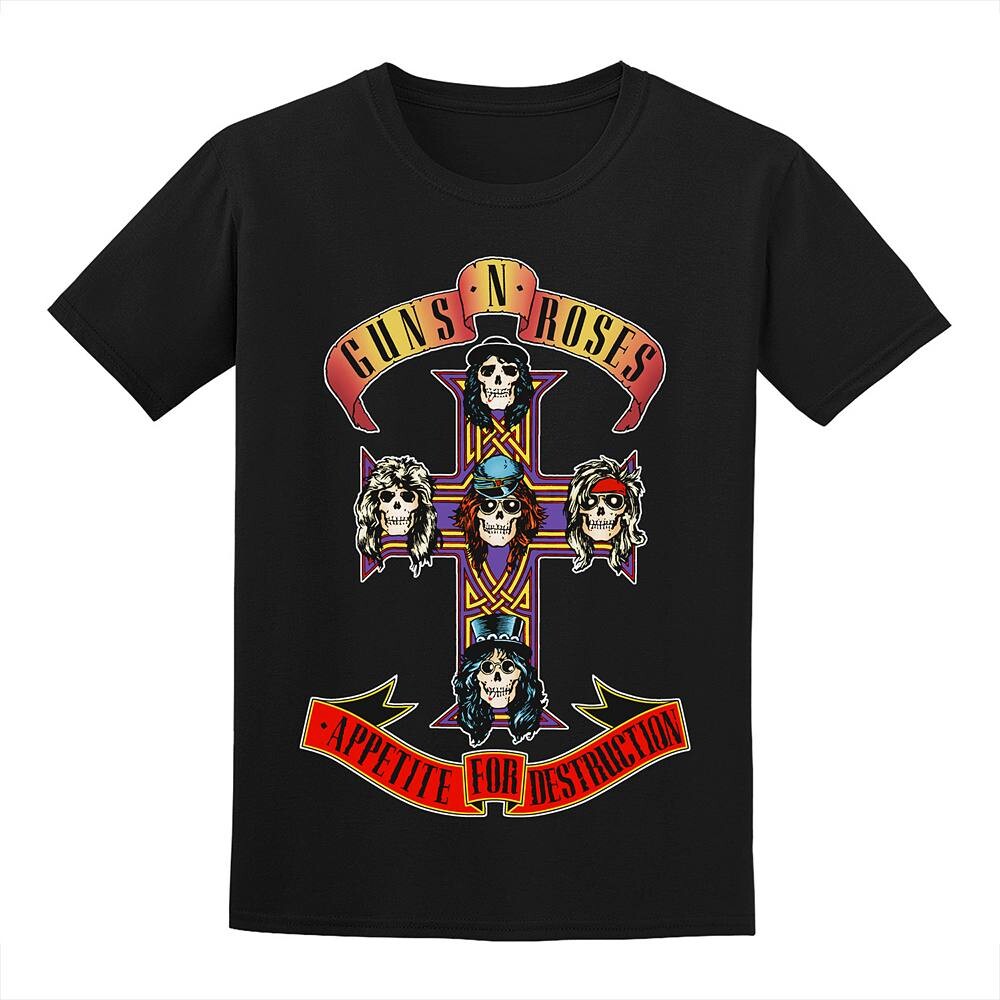 

Мужская футболка Guns N' Roses Licensed Character, черный