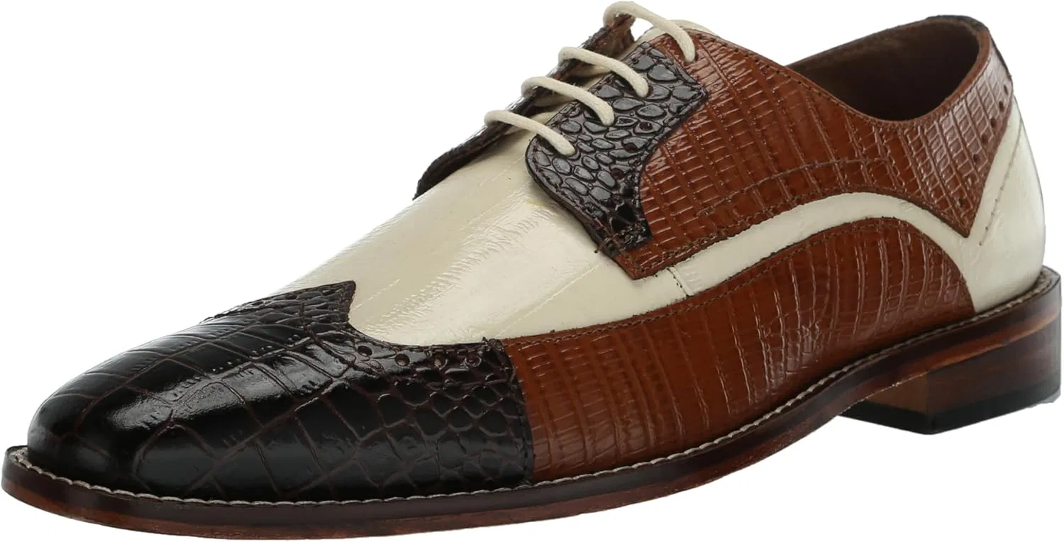 Туфли Stacy Adams Herren Gallinari Wingtip SchnürschuhOxford, Brown Multi
