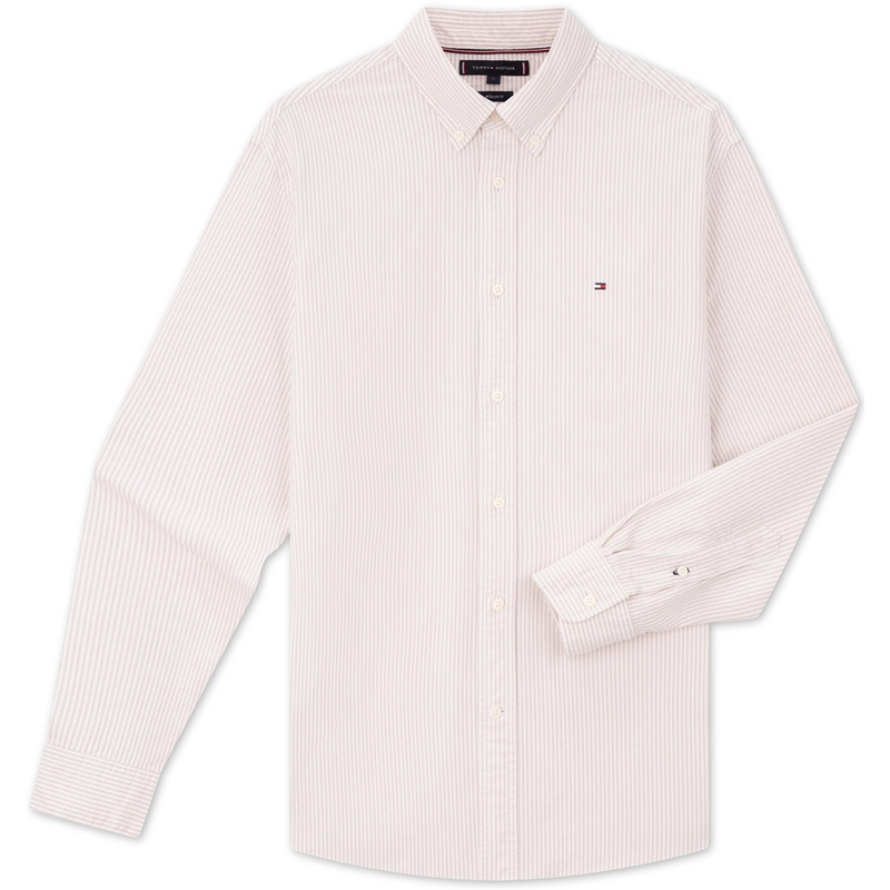 

Полосатая рубашка Tommy Hilfiger, хаки